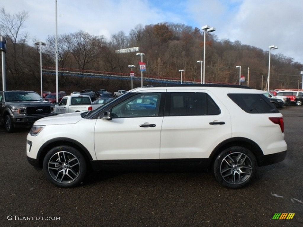 2019 Explorer Sport 4WD - White Platinum / Medium Black photo #6