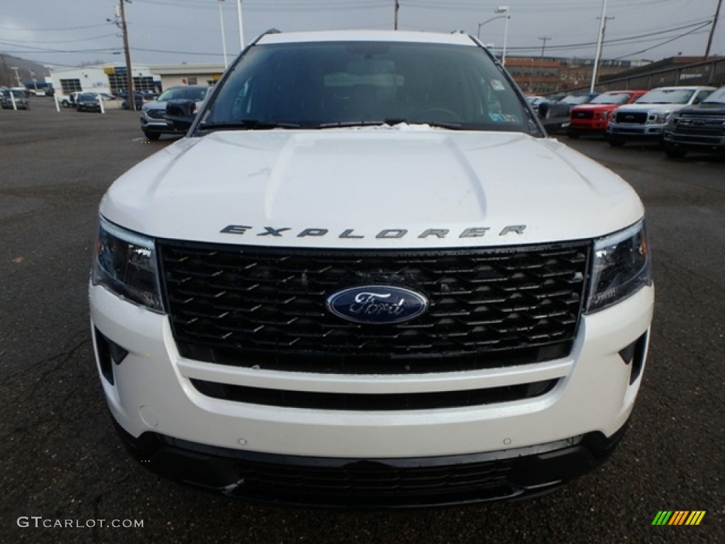 2019 Explorer Sport 4WD - White Platinum / Medium Black photo #8