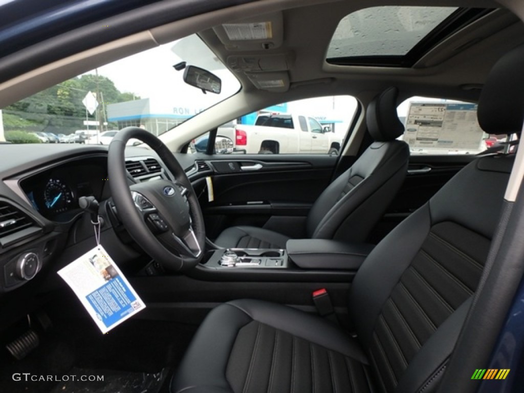 2018 Fusion SE - Blue Metallic / Ebony photo #10