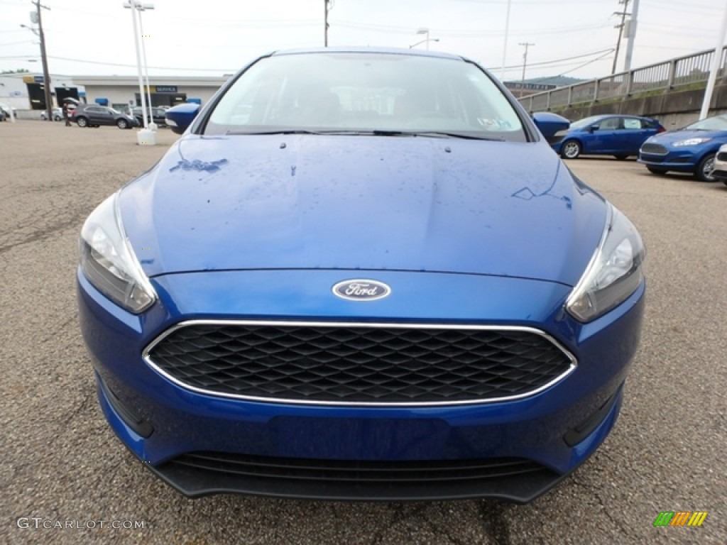 2018 Focus SEL Hatch - Lightning Blue / Charcoal Black photo #8