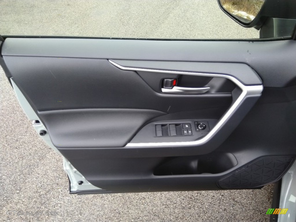 2019 Toyota RAV4 XLE AWD Black Door Panel Photo #131344964