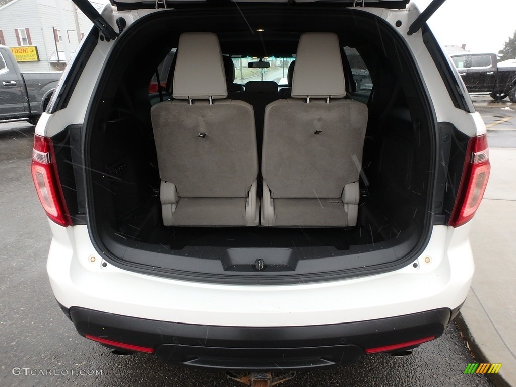 2012 Explorer Limited 4WD - White Platinum Tri-Coat / Medium Light Stone photo #7