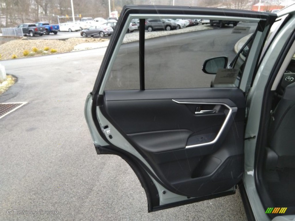 2019 Toyota RAV4 XLE AWD Black Door Panel Photo #131345036