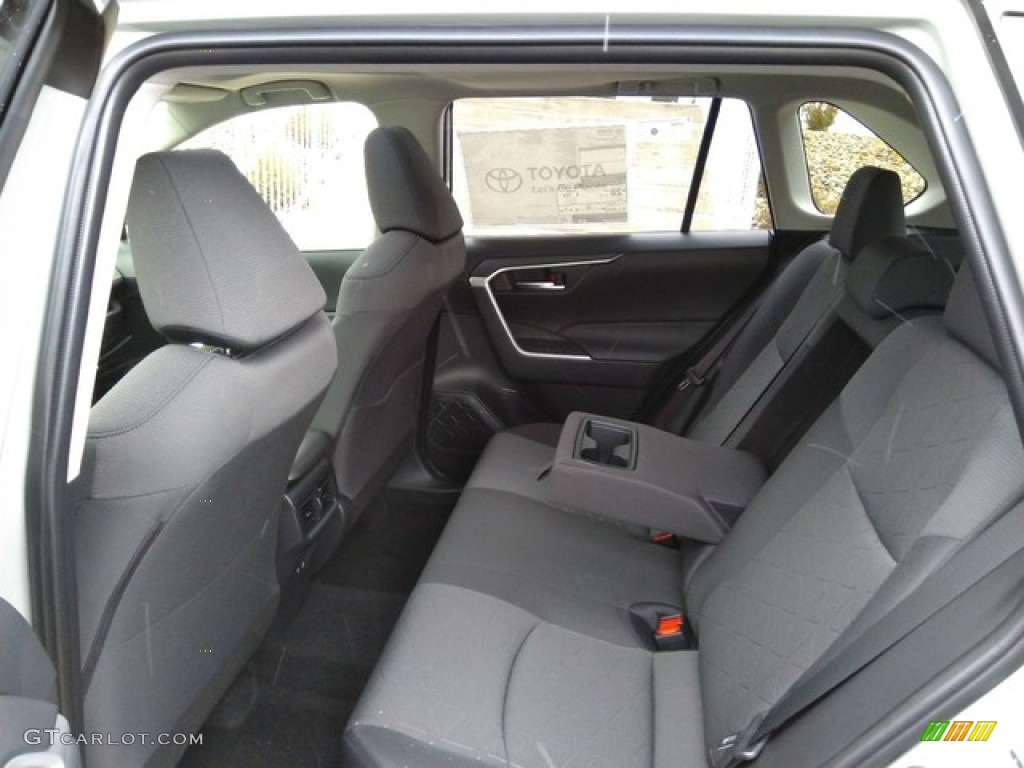 Black Interior 2019 Toyota RAV4 XLE AWD Photo #131345054