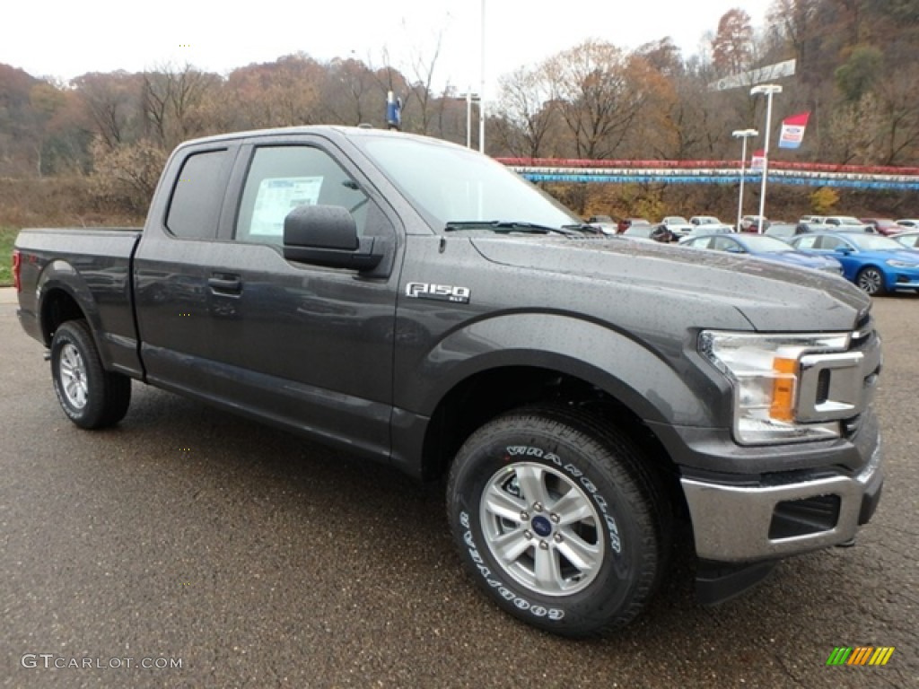 2018 F150 XLT SuperCab 4x4 - Magnetic / Earth Gray photo #8