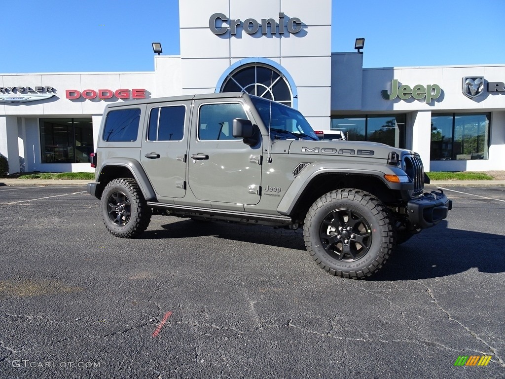 2019 Wrangler Unlimited MOAB 4x4 - Sting-Gray / Black photo #1