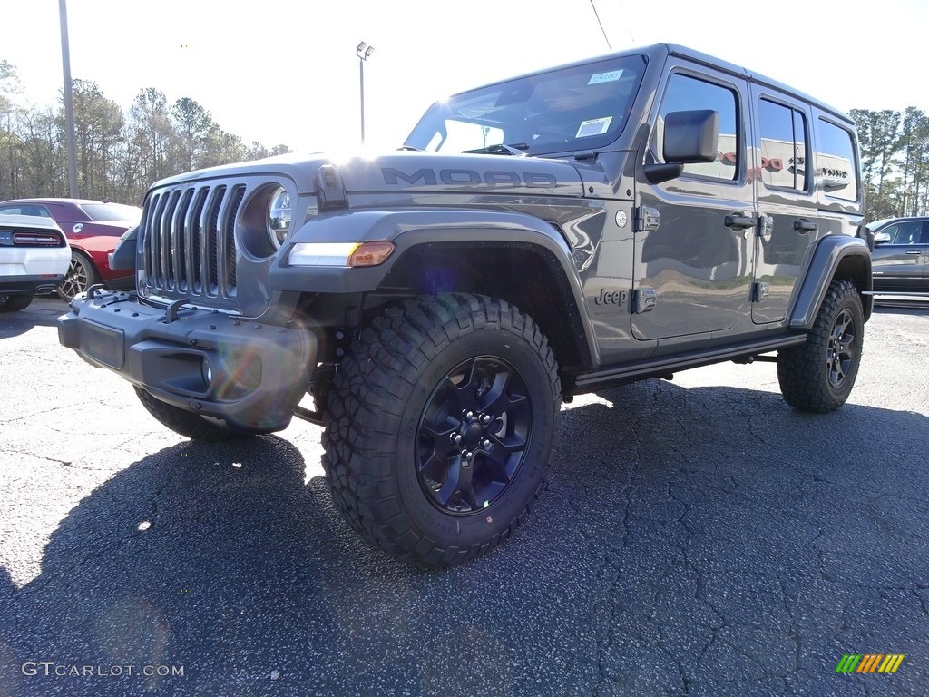 Sting-Gray 2019 Jeep Wrangler Unlimited MOAB 4x4 Exterior Photo #131346671