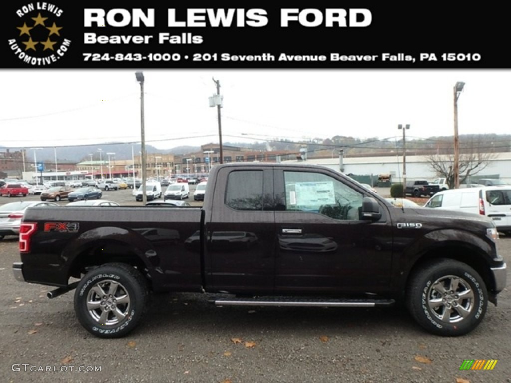 2018 F150 XLT SuperCab 4x4 - Shadow Black / Earth Gray photo #1