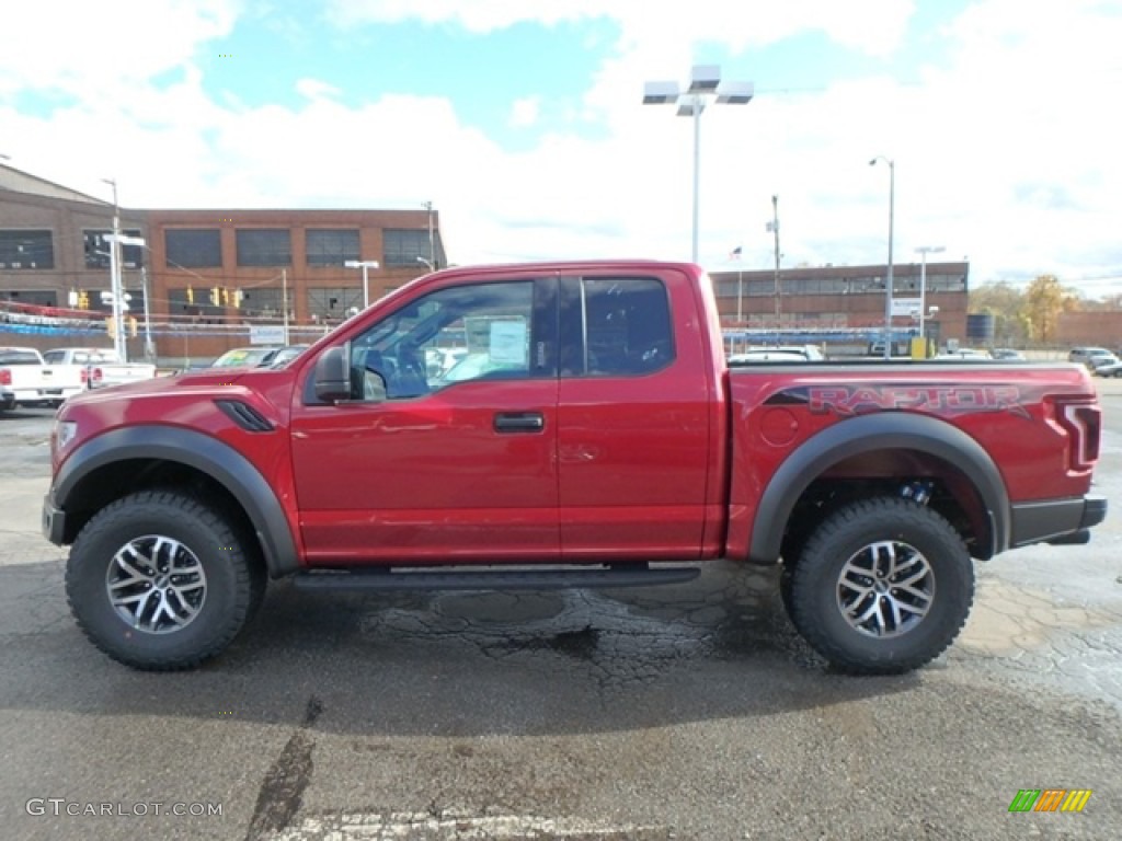 2018 F150 SVT Raptor SuperCab 4x4 - Ruby Red / Raptor Black photo #5