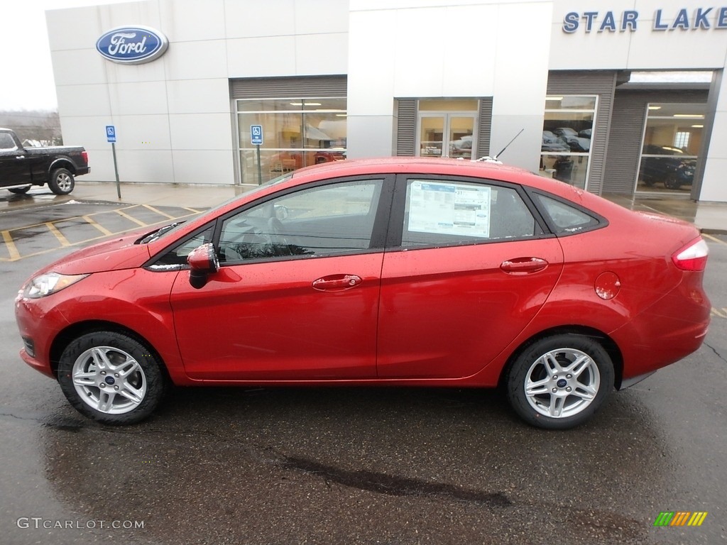 2019 Fiesta SE Sedan - Hot Pepper Red / Charcoal Black photo #8
