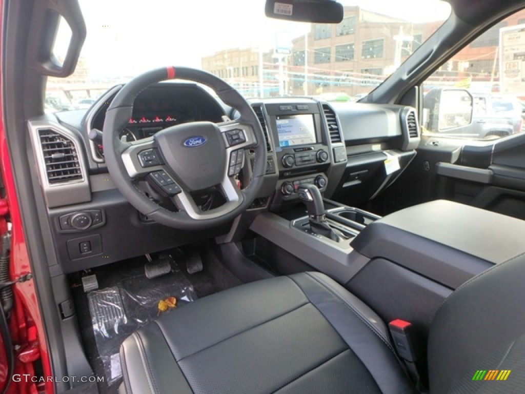 2018 Ford F150 SVT Raptor SuperCab 4x4 Front Seat Photo #131347823