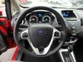 Charcoal Black Steering Wheel Photo for 2019 Ford Fiesta #131348006
