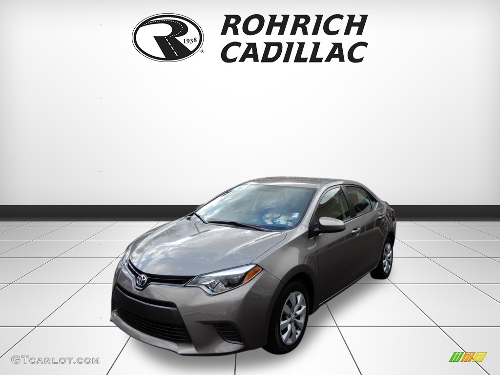 2016 Corolla LE - Brown Sugar Metallic / Ash photo #1