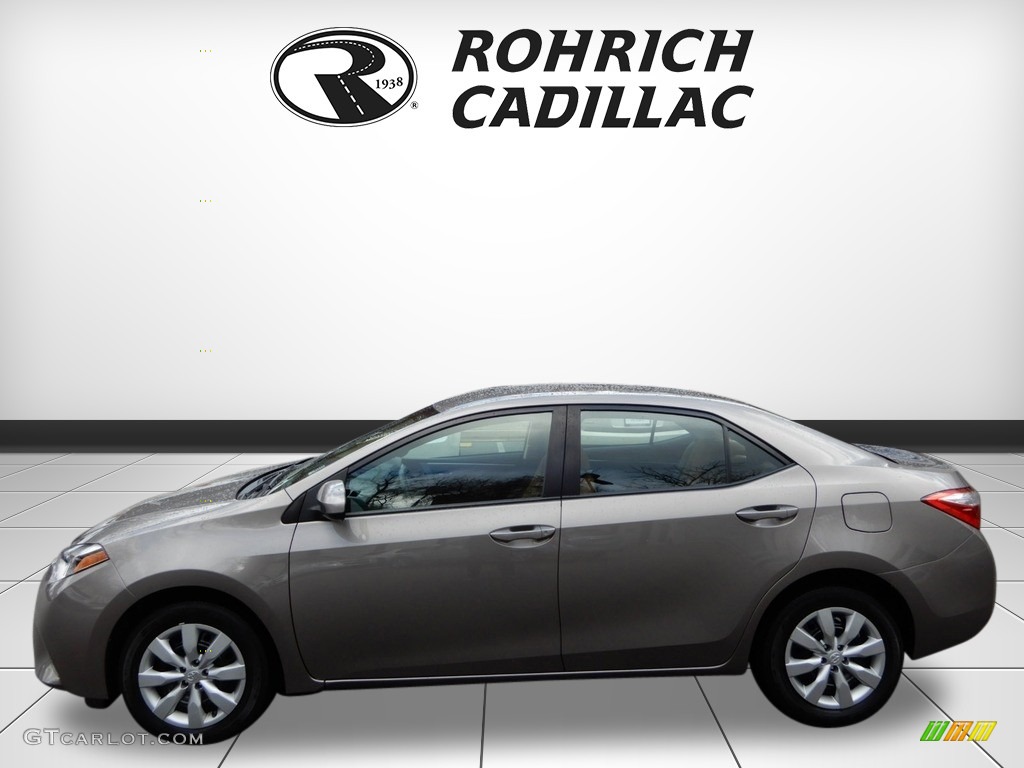 2016 Corolla LE - Brown Sugar Metallic / Ash photo #2