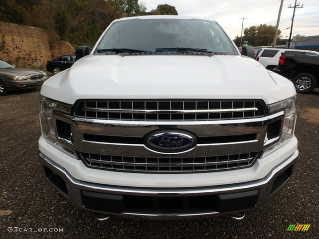 2018 F150 XLT SuperCrew 4x4 - Oxford White / Earth Gray photo #7