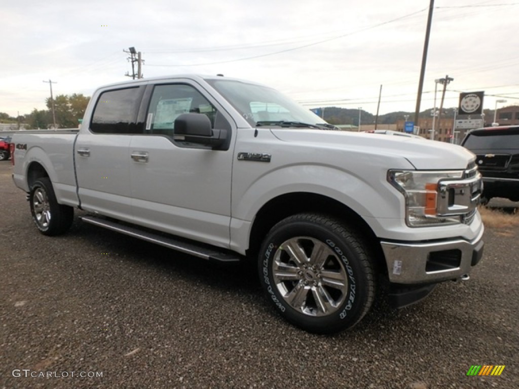 2018 F150 XLT SuperCrew 4x4 - Oxford White / Earth Gray photo #8