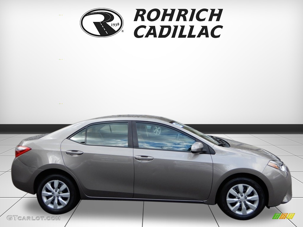 2016 Corolla LE - Brown Sugar Metallic / Ash photo #6