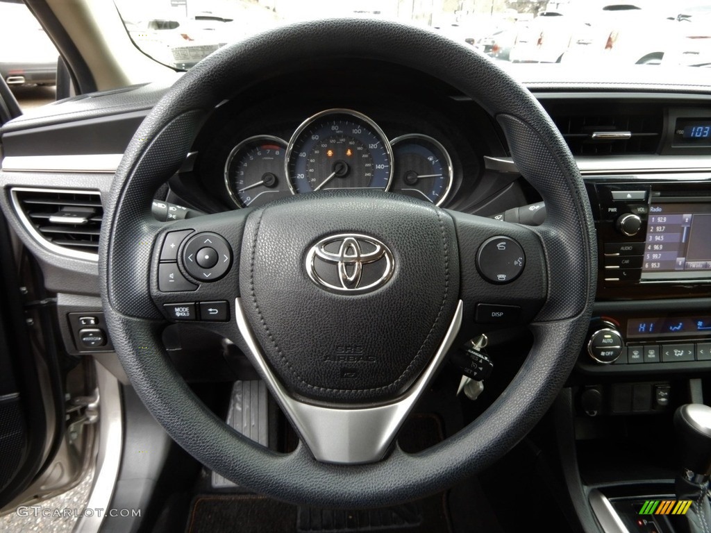 2016 Corolla LE - Brown Sugar Metallic / Ash photo #17
