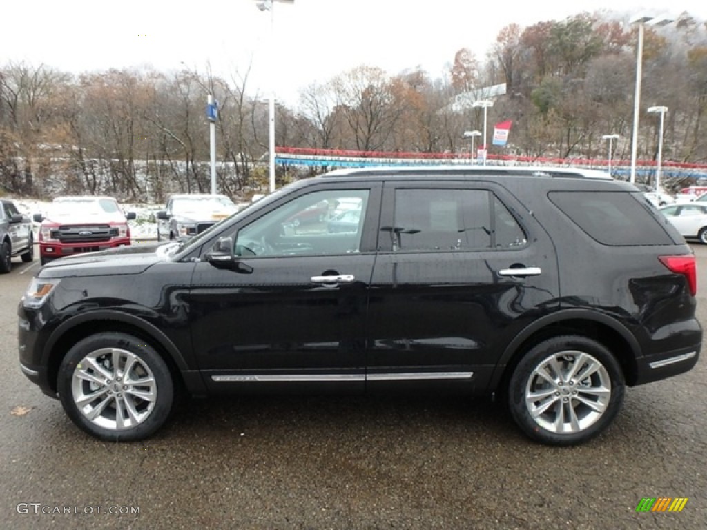 2019 Explorer Limited 4WD - Agate Black / Medium Black photo #5