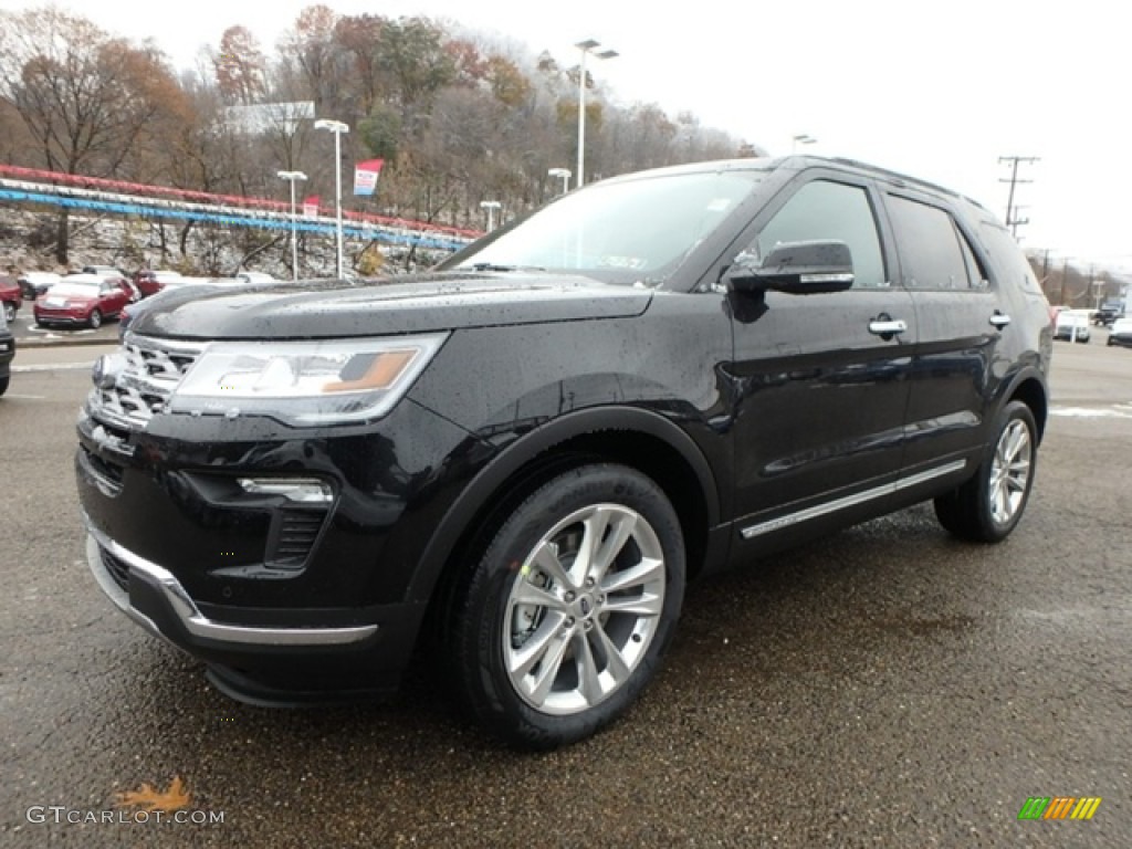 Agate Black 2019 Ford Explorer Limited 4WD Exterior Photo #131352248