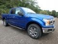 Lightning Blue 2018 Ford F150 XLT SuperCab 4x4 Exterior