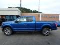 2018 Lightning Blue Ford F150 XLT SuperCab 4x4  photo #5