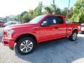 2018 Race Red Ford F150 STX SuperCab 4x4  photo #6