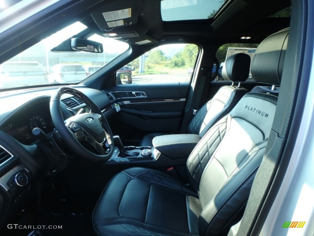2018 Explorer Platinum 4WD - Ingot Silver / Ebony Black photo #10