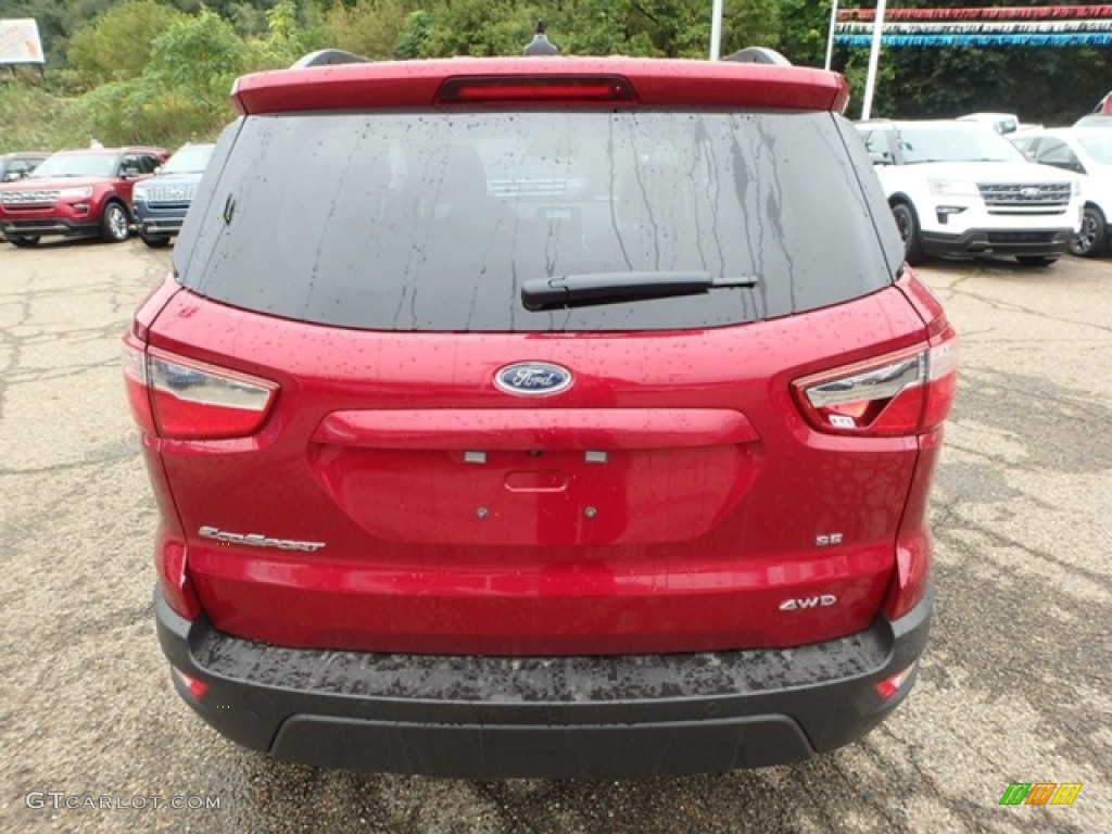 2018 EcoSport SE 4WD - Ruby Red / Ebony Black photo #4