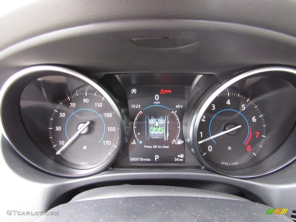 2019 Jaguar XE Premium AWD Gauges Photo #131355905
