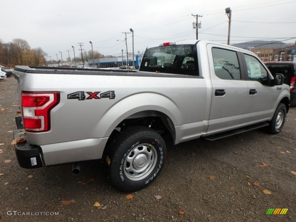 2019 F150 XL SuperCrew 4x4 - Ingot Silver / Earth Gray photo #2