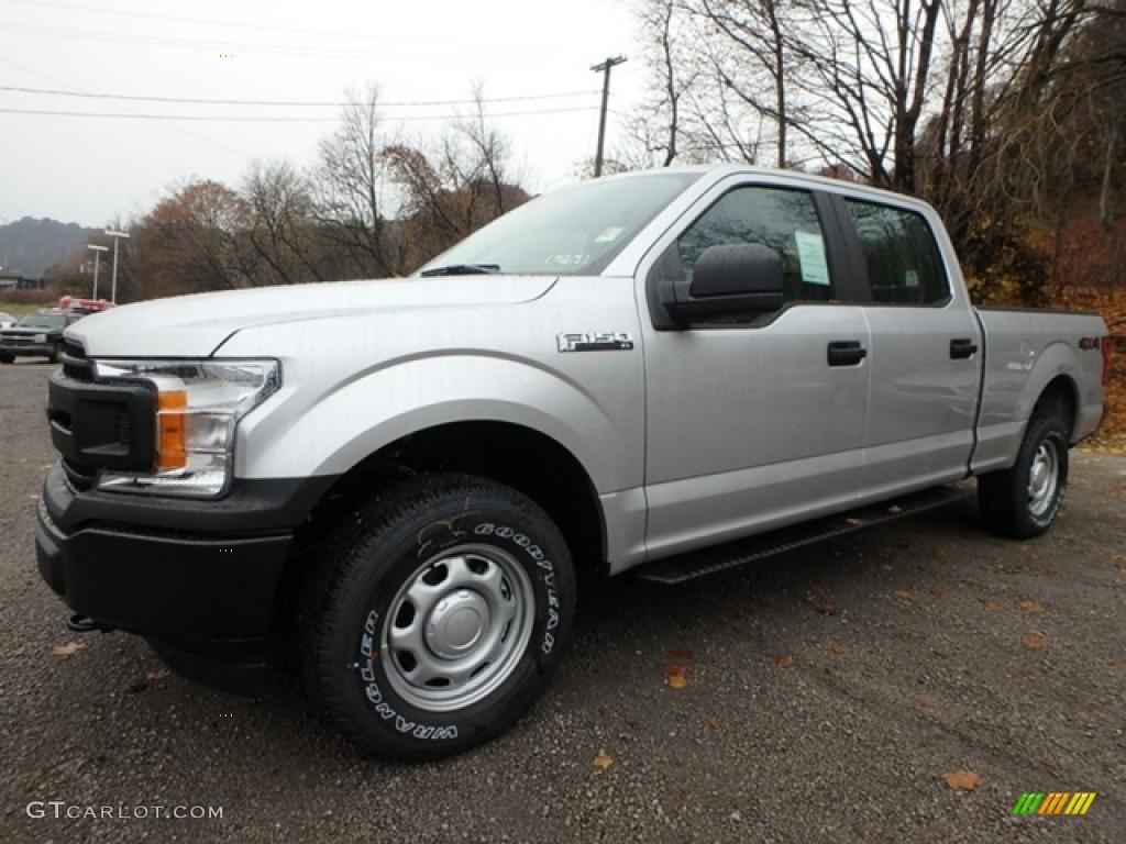 2019 F150 XL SuperCrew 4x4 - Ingot Silver / Earth Gray photo #6