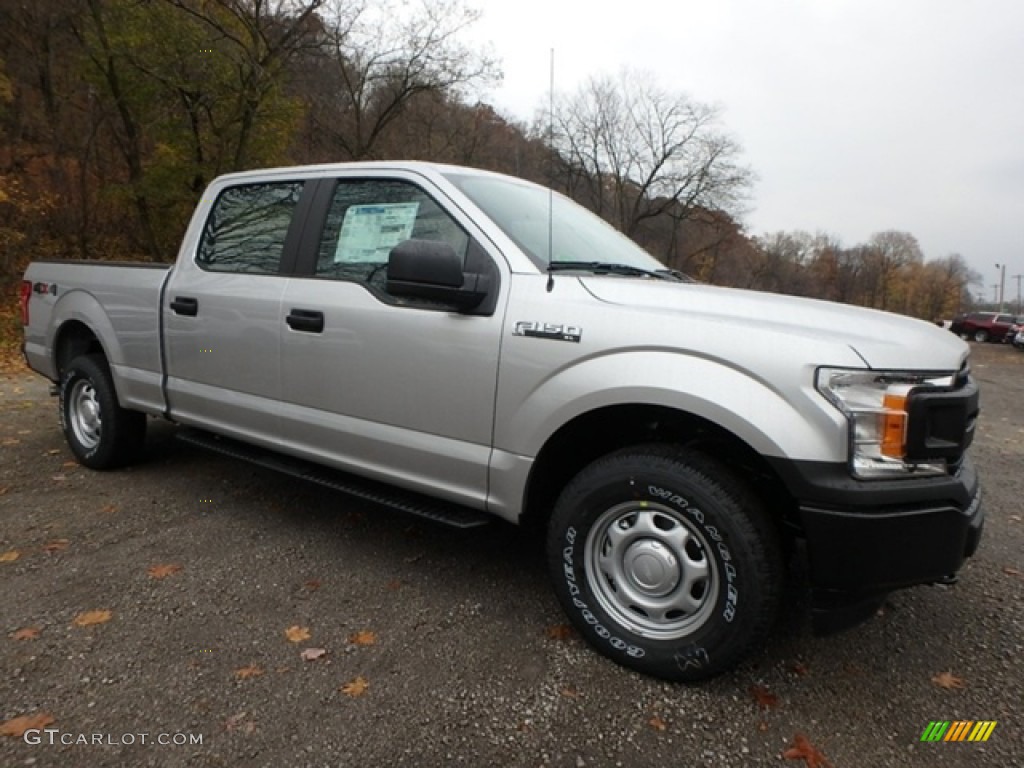 Ingot Silver 2019 Ford F150 XL SuperCrew 4x4 Exterior Photo #131356691