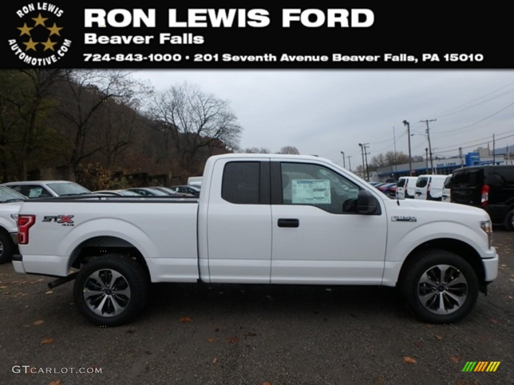 2019 F150 STX SuperCab 4x4 - Oxford White / Black photo #1