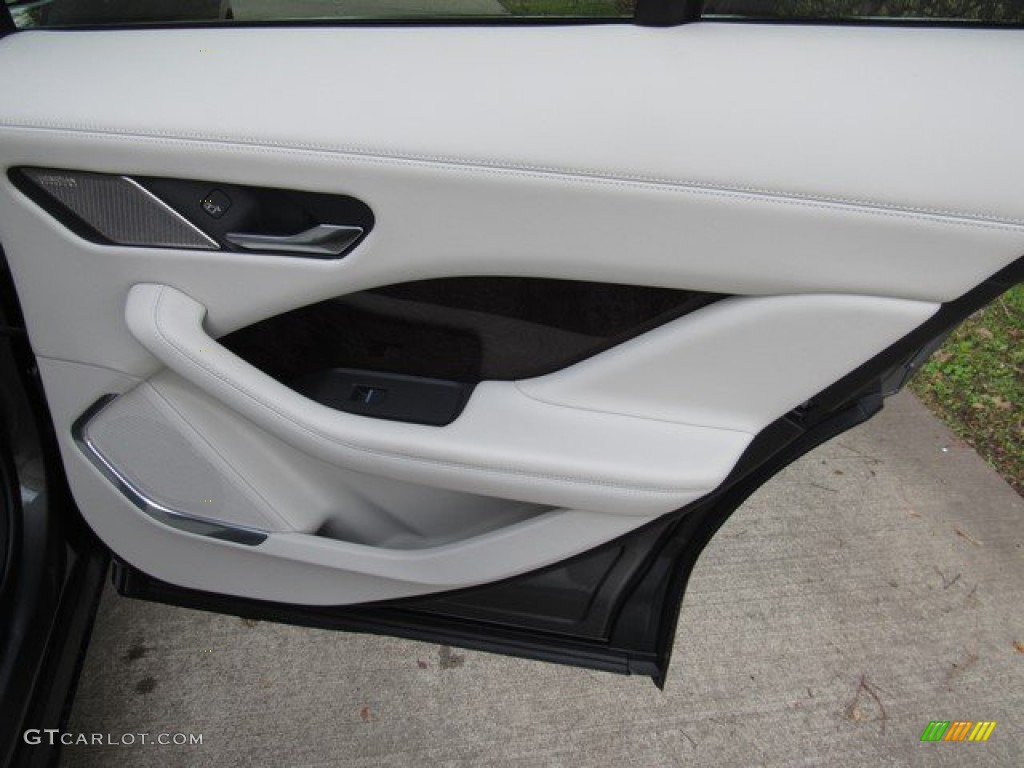 2019 Jaguar I-PACE First Edition AWD Ebony/Light Oyster Door Panel Photo #131357057