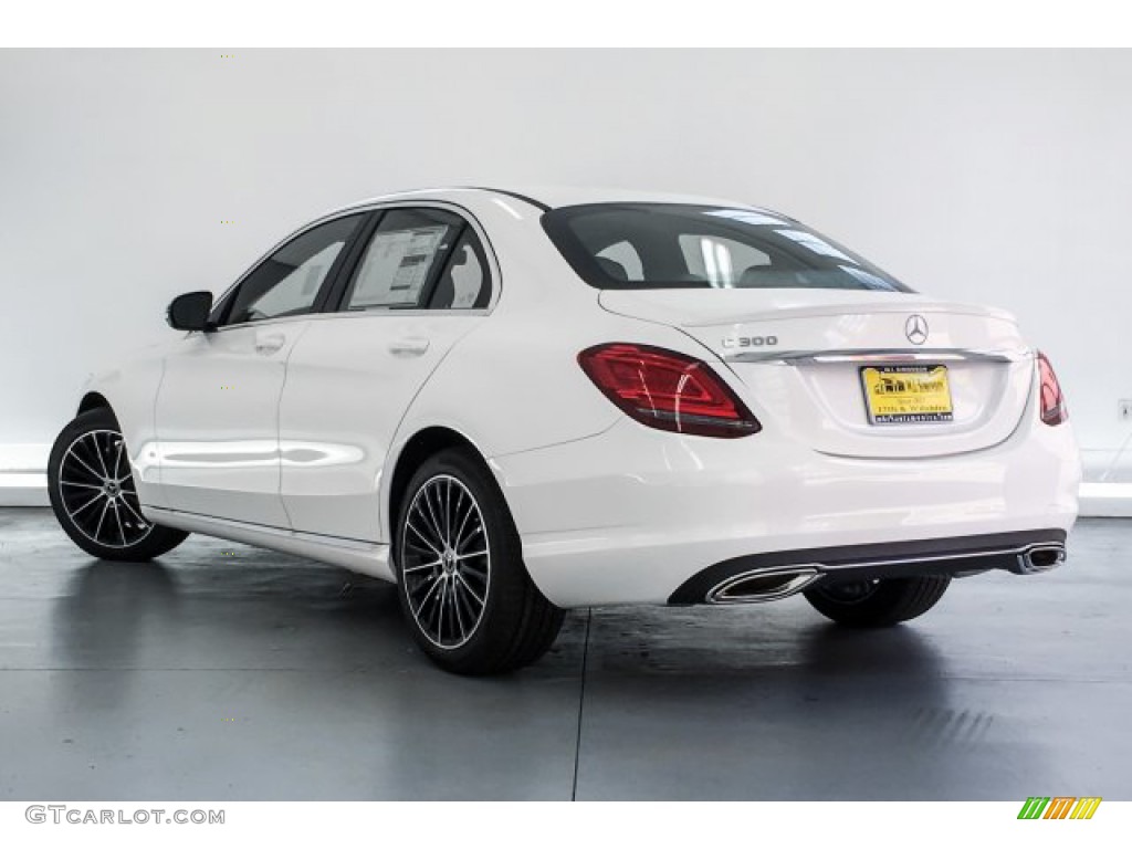 2019 C 300 Sedan - Polar White / Black photo #2