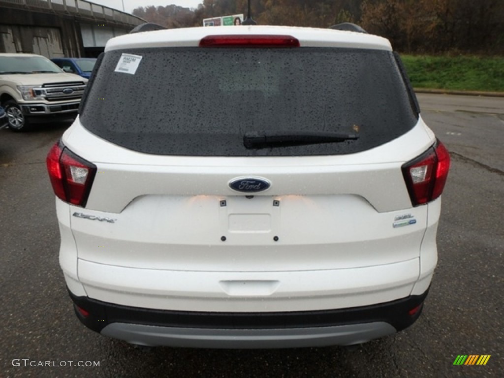 2019 Escape SEL 4WD - White Platinum / Chromite Gray/Charcoal Black photo #4