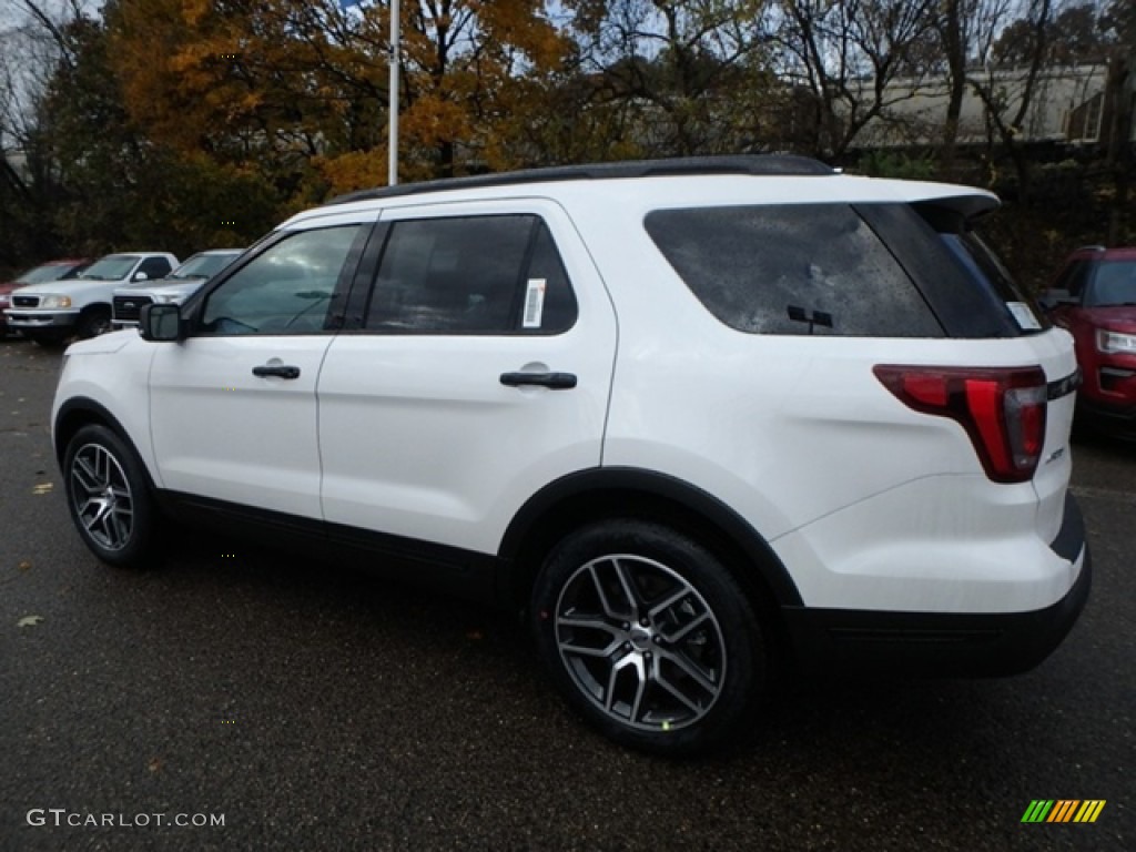 2019 Explorer Sport 4WD - White Platinum / Medium Black photo #5
