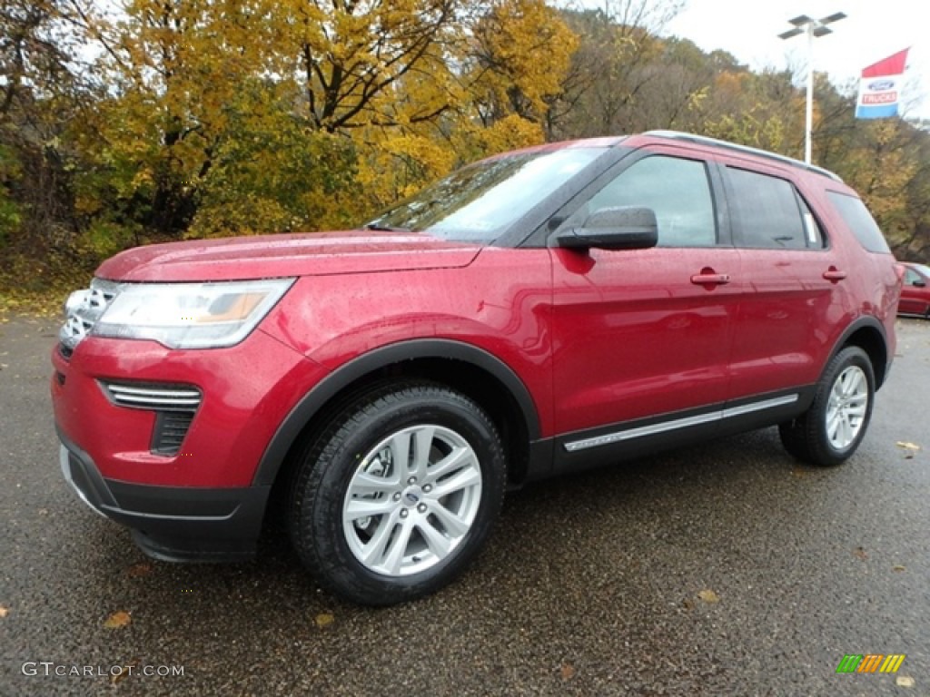 2019 Explorer XLT 4WD - Ruby Red / Medium Black photo #7