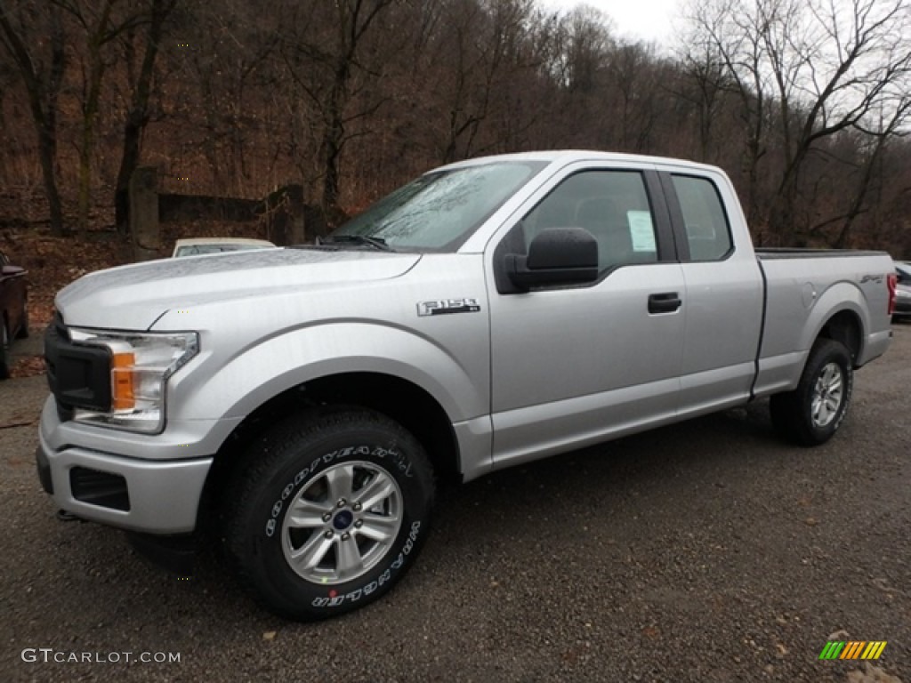 2019 F150 XL SuperCab 4x4 - Ingot Silver / Earth Gray photo #6