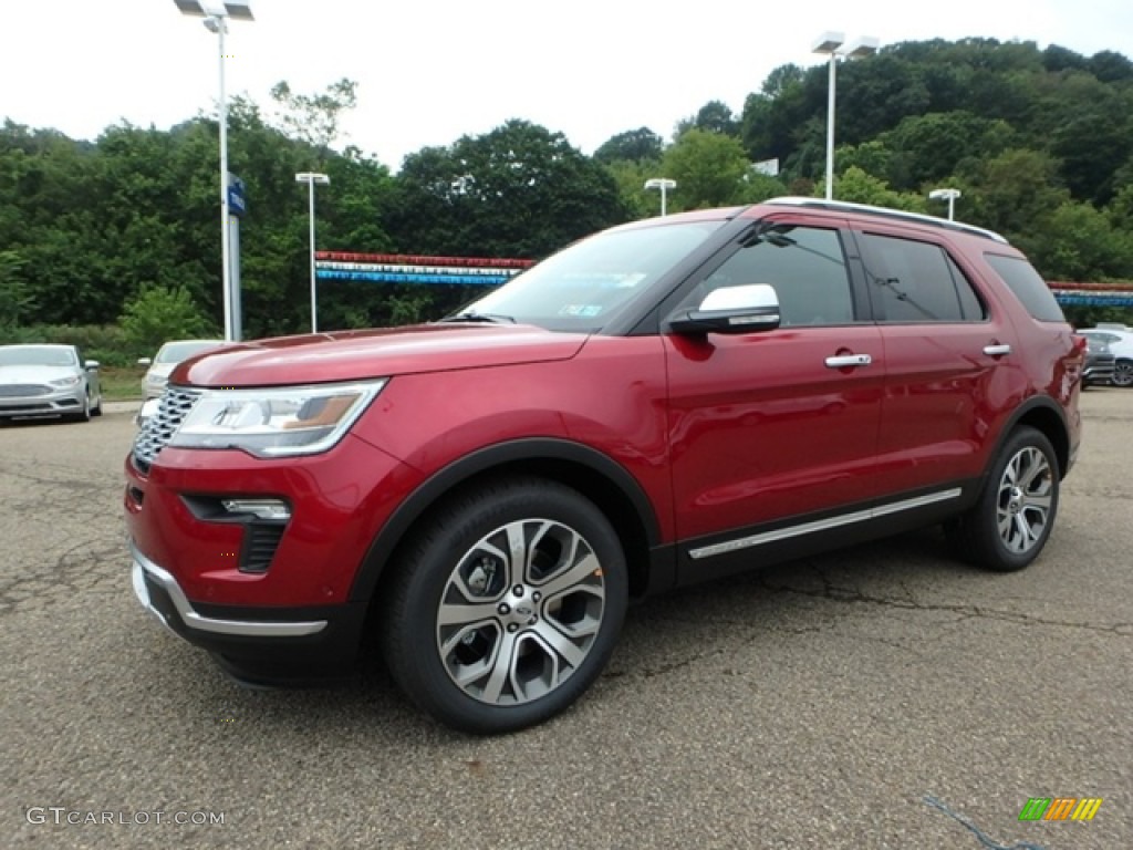 Ruby Red 2018 Ford Explorer Platinum 4WD Exterior Photo #131358562
