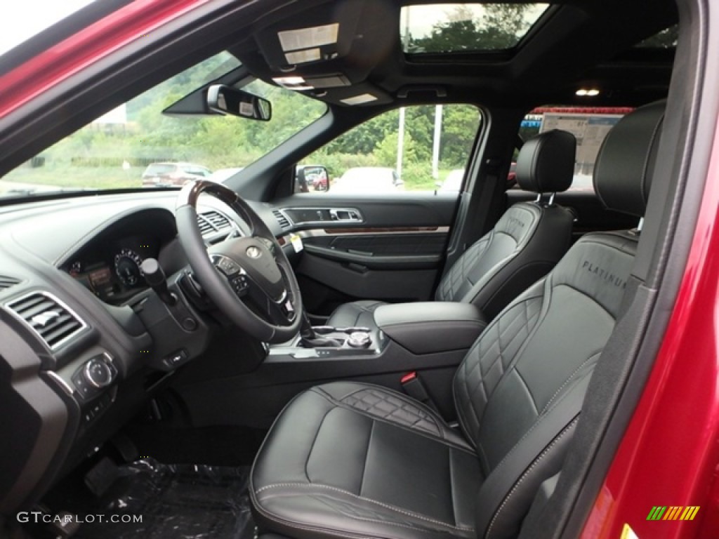 2018 Explorer Platinum 4WD - Ruby Red / Ebony Black photo #10
