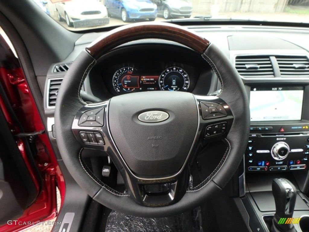 2018 Ford Explorer Platinum 4WD Steering Wheel Photos