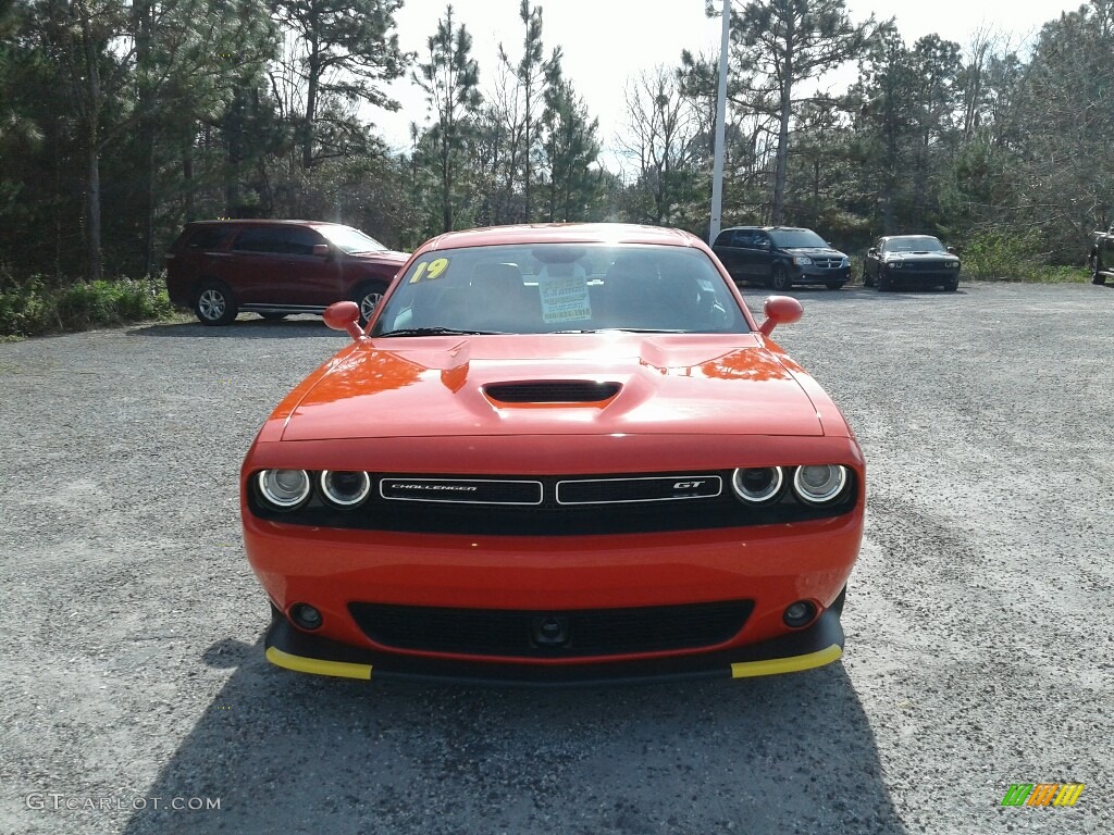 2019 Challenger GT - Go Mango / Black photo #8