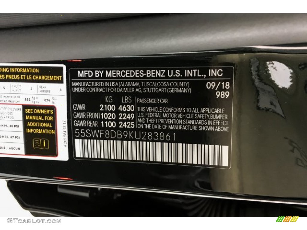 2019 C Color Code 989 for Emerald Green Metallic Photo #131359490