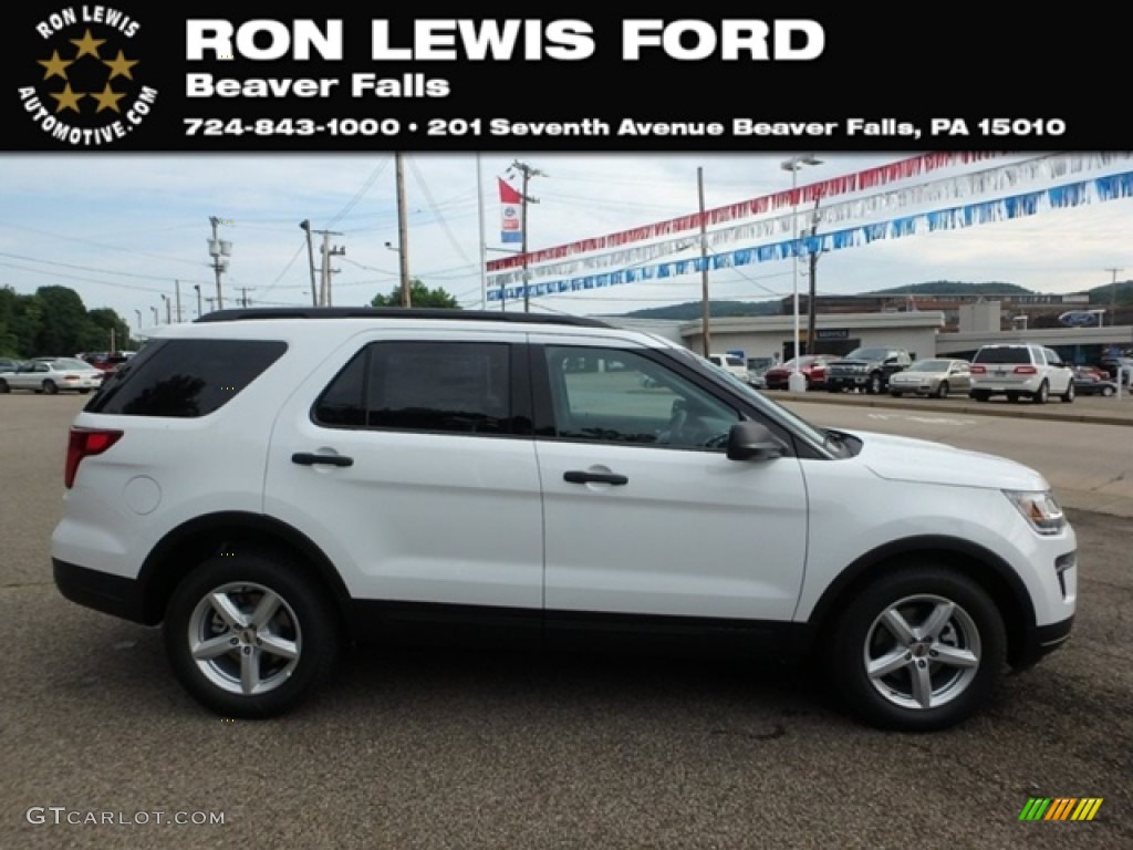 Oxford White Ford Explorer