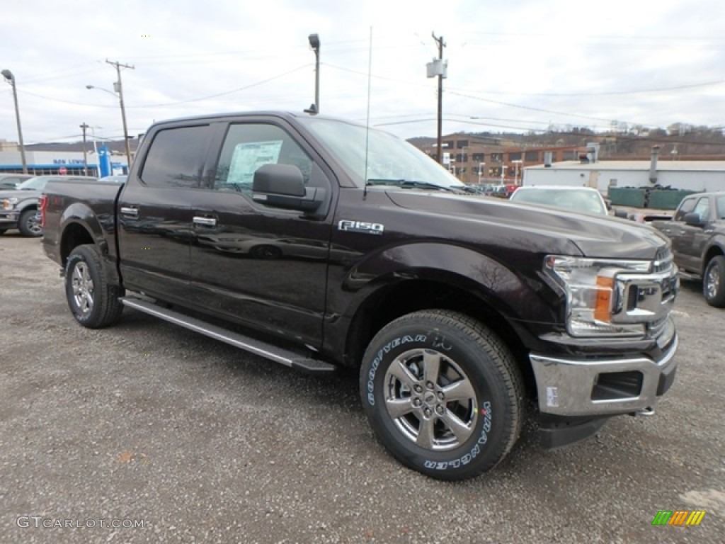 2019 F150 XLT SuperCrew 4x4 - Magma Red / Earth Gray photo #8