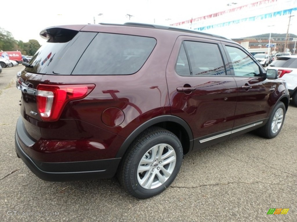 2019 Explorer XLT 4WD - Burgundy Velvet / Medium Black photo #2