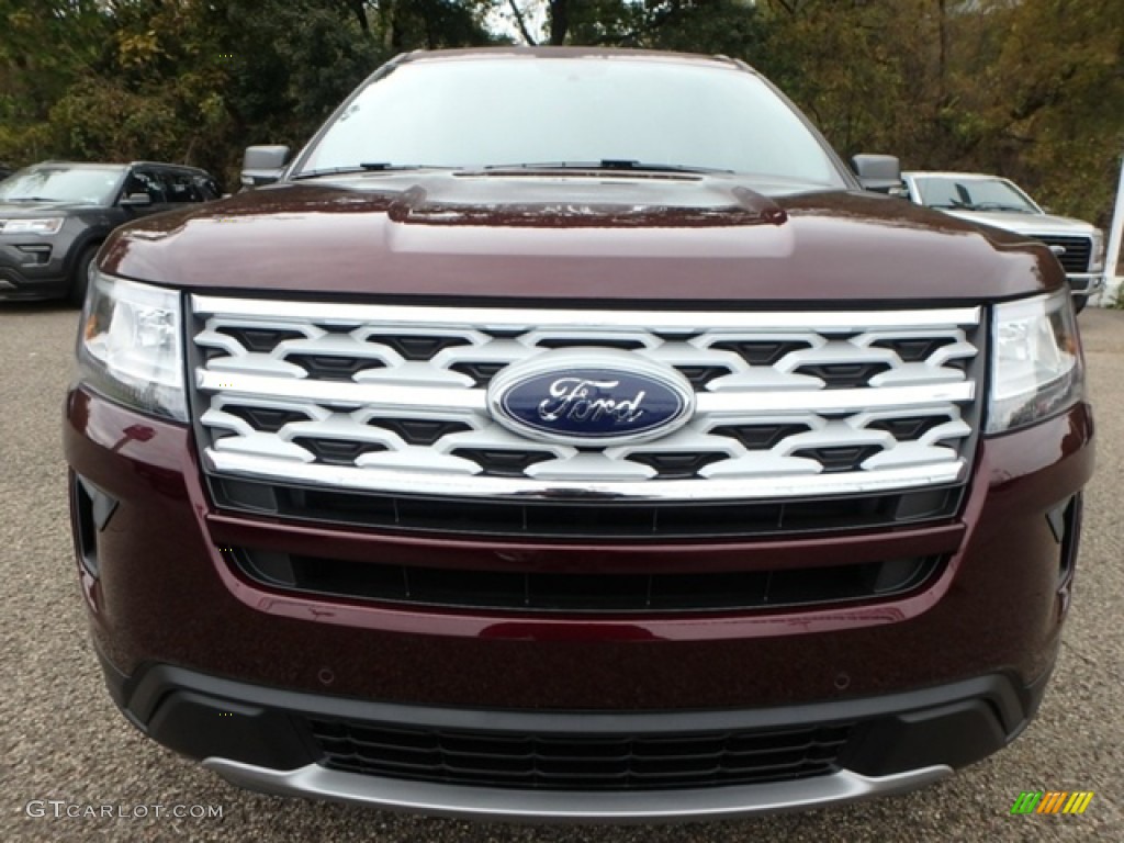 2019 Explorer XLT 4WD - Burgundy Velvet / Medium Black photo #8