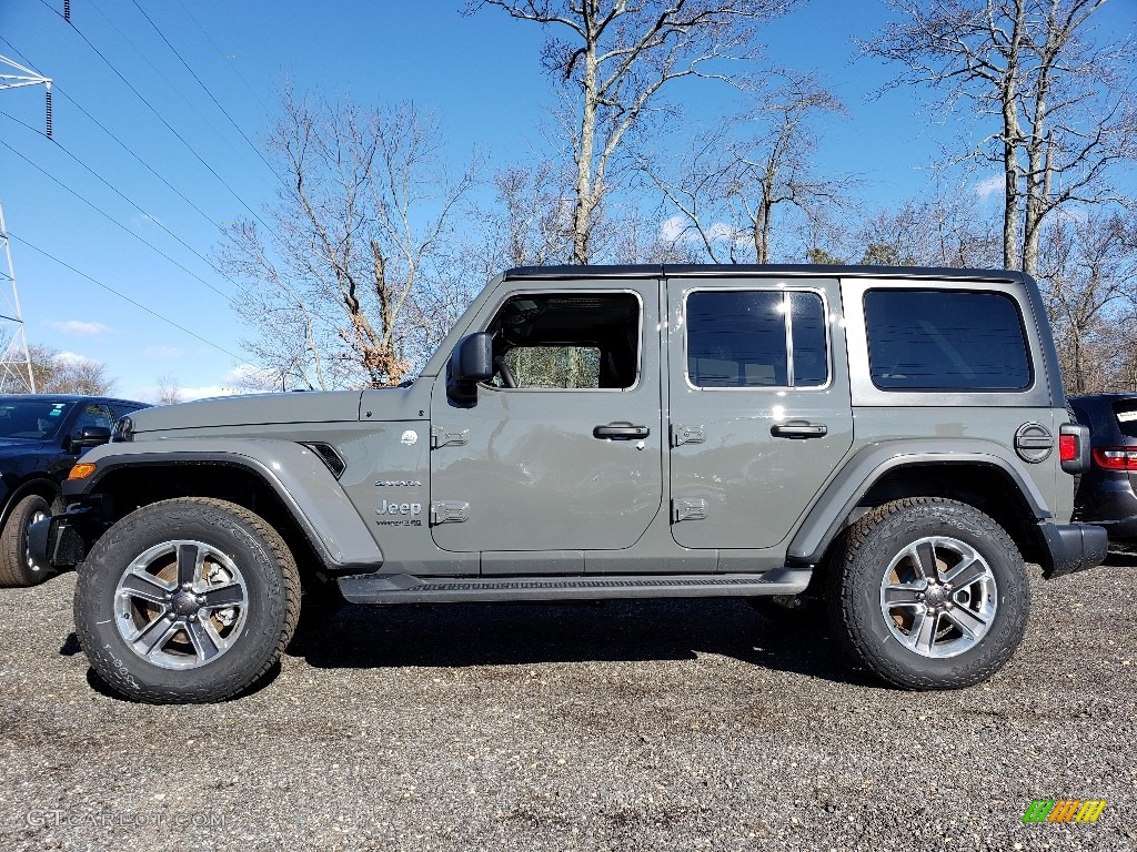 Sting-Gray 2019 Jeep Wrangler Unlimited Sahara 4x4 Exterior Photo #131363222